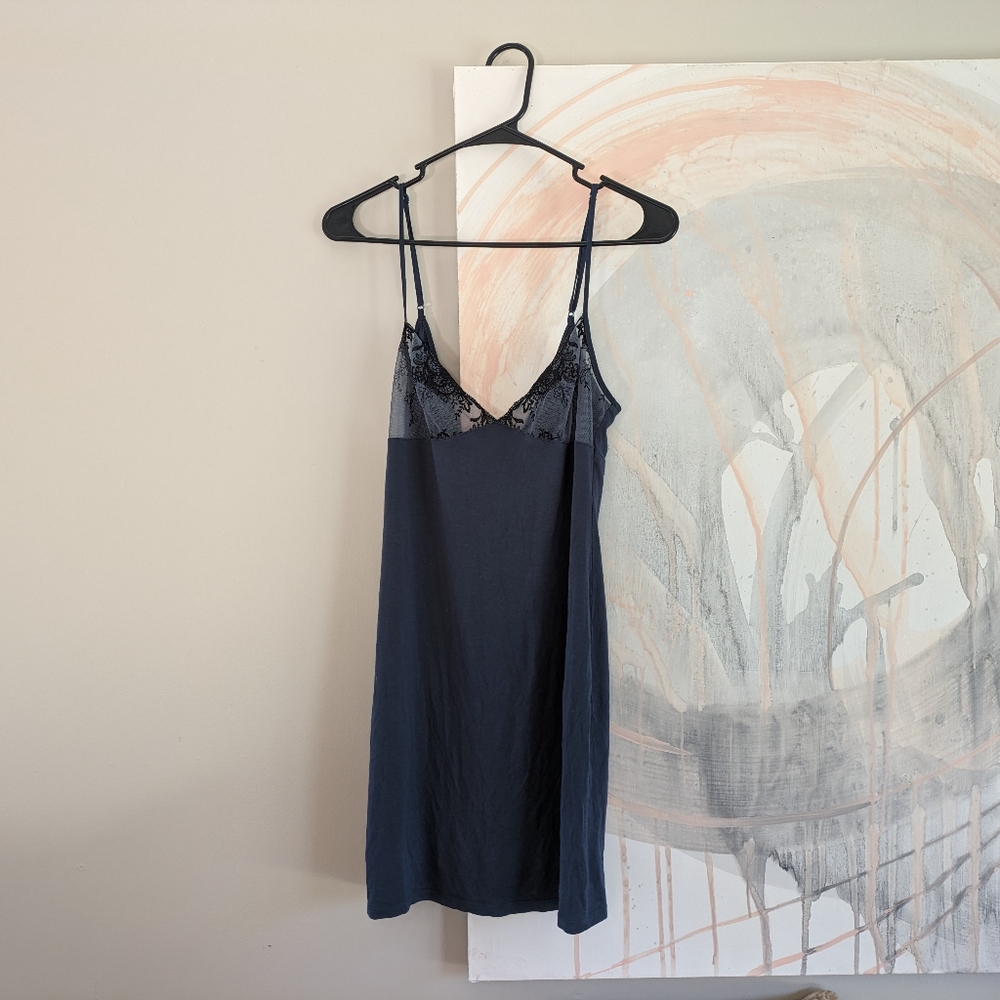 La Perla Dark Blue Nightgown US Medium